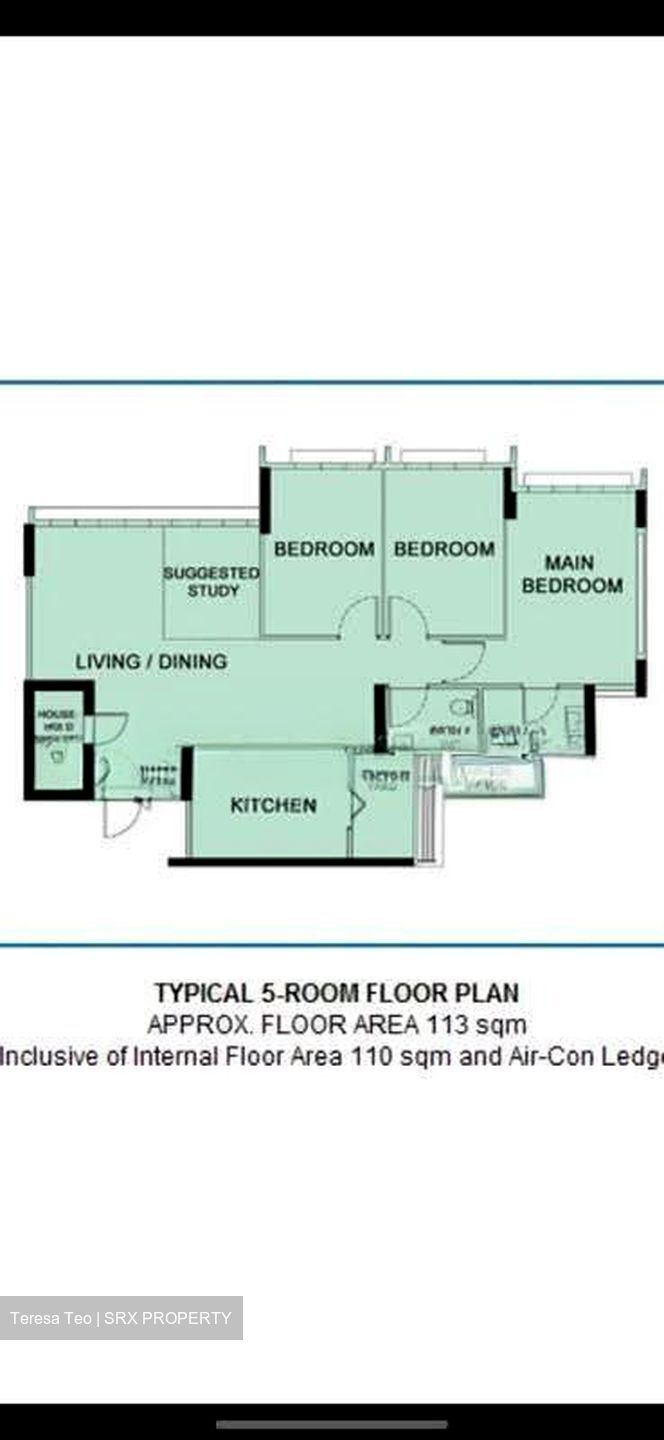Blk 163A Rivervale Delta (Sengkang), HDB 5 Rooms #609498401